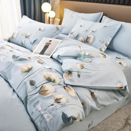 91家纺网 家纺一手货源 找家纺 （总）名优家纺 2024新款13374全棉印花系列单被套支持一件定制