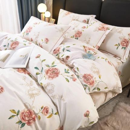 91家纺网 家纺一手货源 找家纺 （总）名优家纺 2024新款13374全棉印花系列单被套支持一件定制