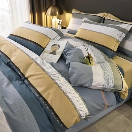 91家纺网 家纺一手货源 找家纺 （总）名优家纺 2024新款13374全棉印花系列单被套支持一件定制