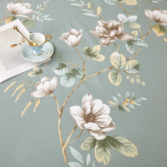 91家纺网 家纺一手货源 找家纺 名优家纺 新款13374全棉印花系列单床单支持一件定制 花墨奇缘