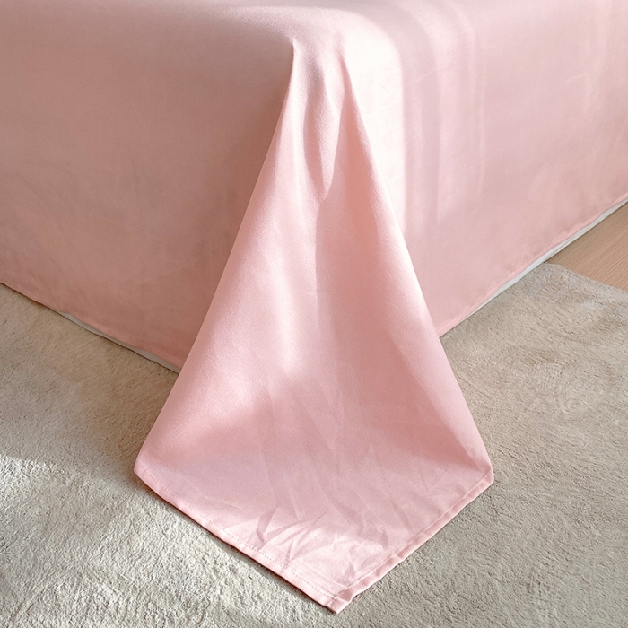 91家纺网 家纺一手货源 找家纺 好亿来 2025新款植物羊绒加厚斜纹磨毛四件套春日初妆