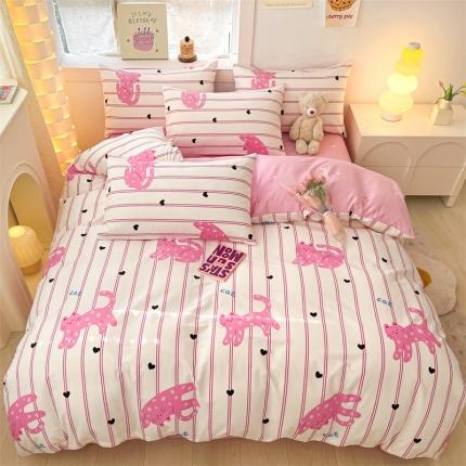 91家纺网 家纺一手货源 找家纺 （总）曼之夏 2024新款13372全棉印花单被套