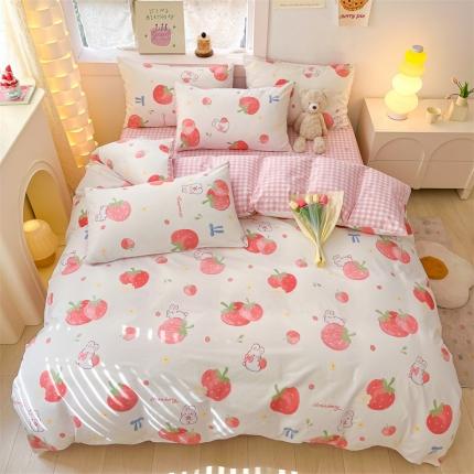 91家纺网 家纺一手货源 找家纺 （总）曼之夏 2024新款13372全棉印花单被套