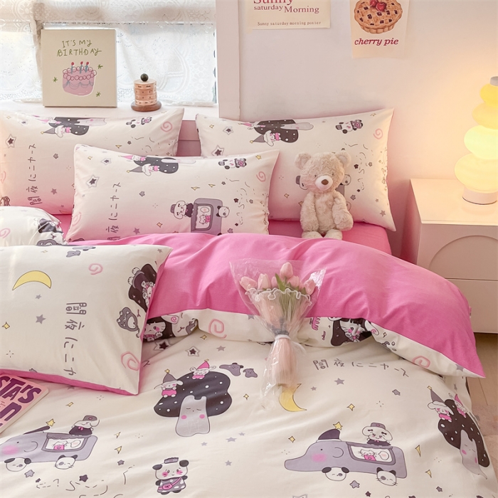 91家纺网 家纺一手货源 找家纺 （总）曼之夏 2024新款13372全棉印花单被套