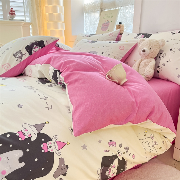 91家纺网 家纺一手货源 找家纺 （总）曼之夏 2024新款13372全棉印花单被套