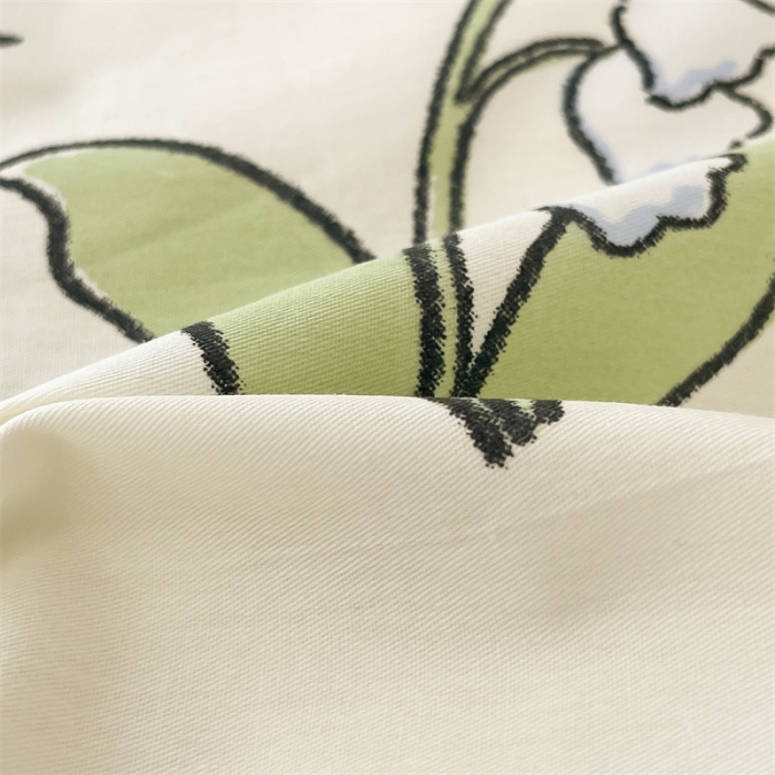 91家纺网 家纺一手货源 找家纺 曼之夏 2024新款13372全棉印花单被套 绯云