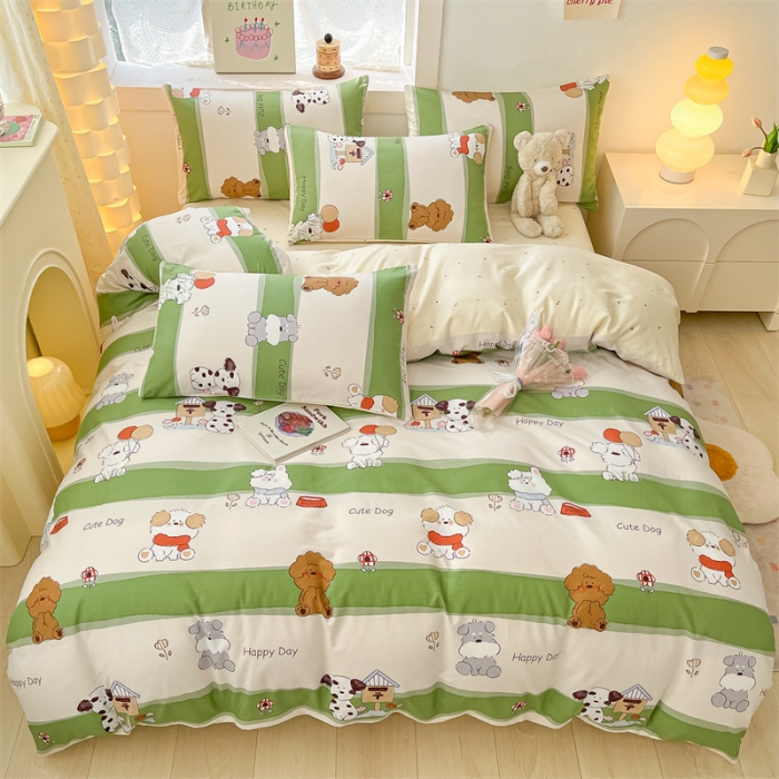 91家纺网 家纺一手货源 找家纺 曼之夏 2024新款13372全棉印花单被套 环岛旅行