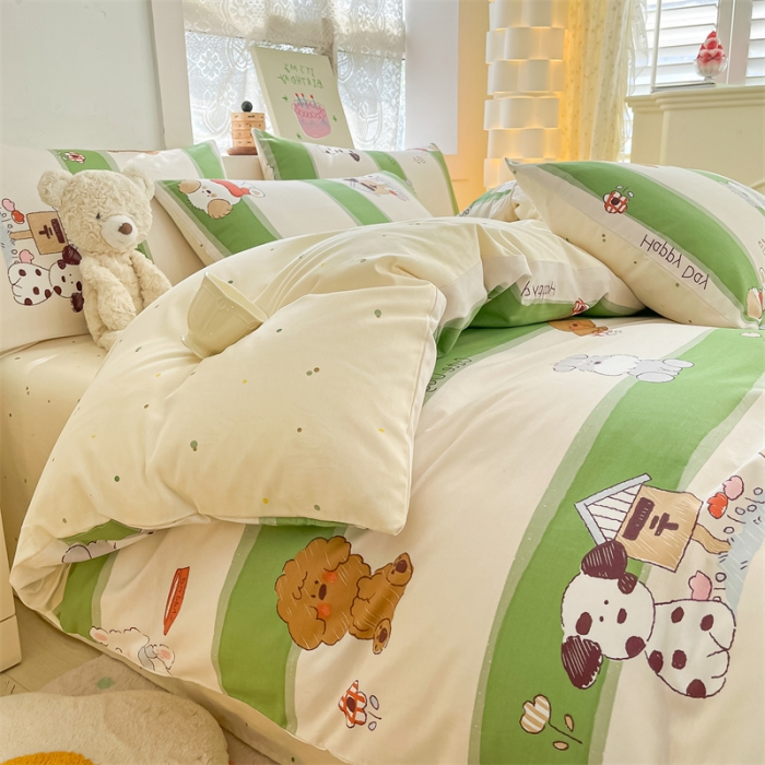 91家纺网 家纺一手货源 找家纺 曼之夏 2024新款13372全棉印花单被套 环岛旅行