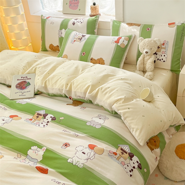 91家纺网 家纺一手货源 找家纺 曼之夏 2024新款13372全棉印花单被套 环岛旅行