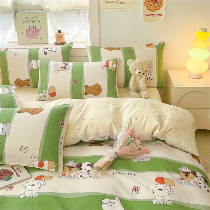 91家纺网 家纺一手货源 找家纺 曼之夏 2024新款13372全棉印花单被套 环岛旅行