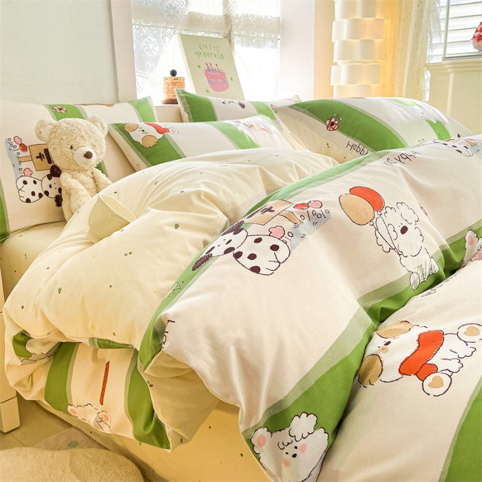 91家纺网 家纺一手货源 找家纺 曼之夏 2024新款13372全棉印花单被套 环岛旅行