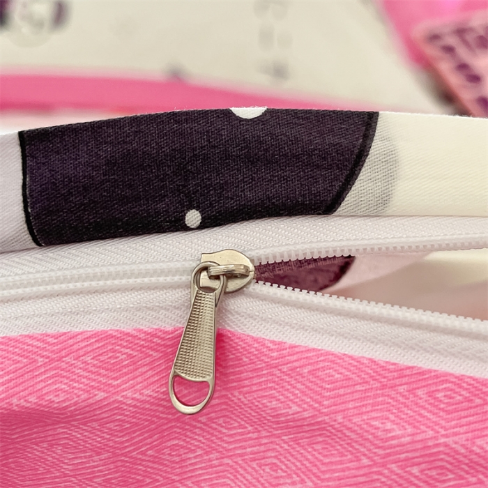 91家纺网 家纺一手货源 找家纺 曼之夏 2024新款13372全棉印花单被套 库洛猫