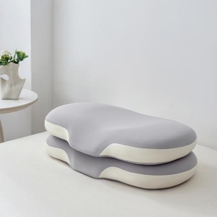 91家纺网 家纺一手货源 找家纺 麦肯锡 2024新款生物基零压力亲肤枕产品图40*60 轻奢墨灰