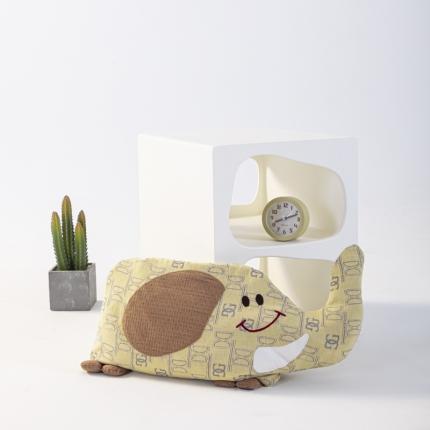 91家纺网 家纺一手货源 找家纺 麦肯锡 2024新款小象荞麦枕30*58 奶黄