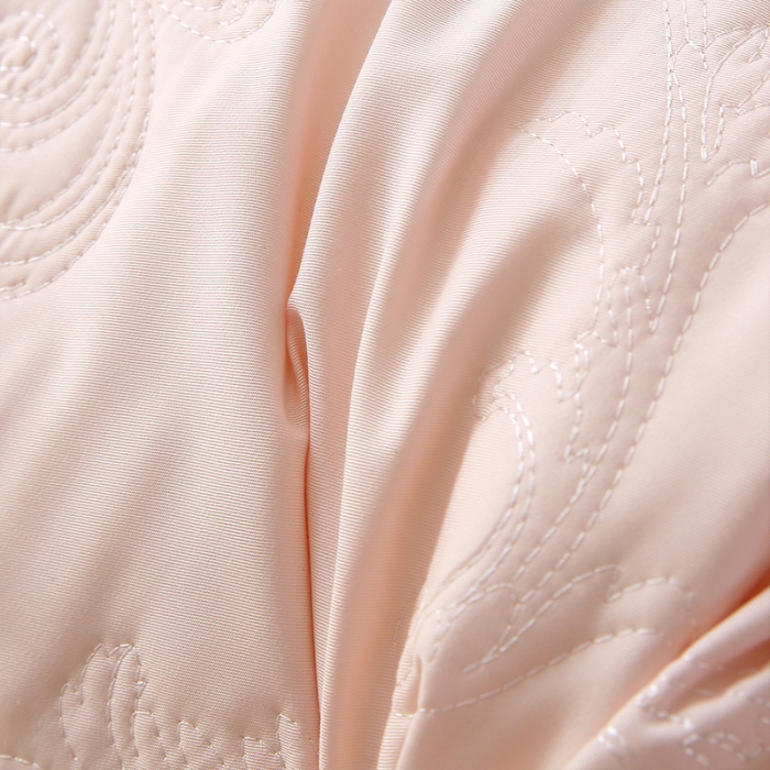 91家纺网 家纺一手货源 找家纺 梦叶草 2024新款巴马枕头护颈枕芯 粉色