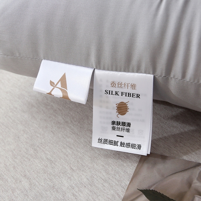 91家纺网 家纺一手货源 找家纺 梦叶草 2024新款巴马枕头护颈枕芯 灰色