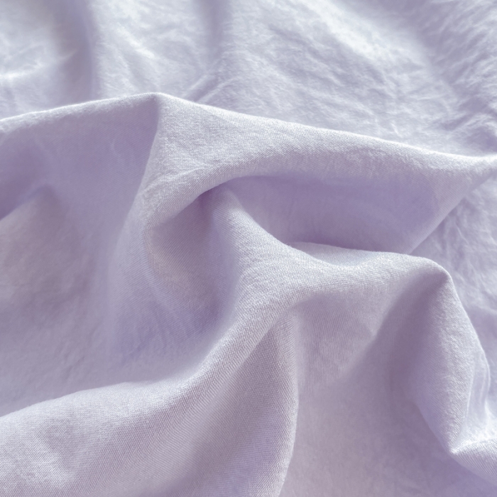 91家纺网 家纺一手货源 找家纺 雨帆家纺 2024新款简约亲肤水洗棉双拼四件套 水洗棉紫灰