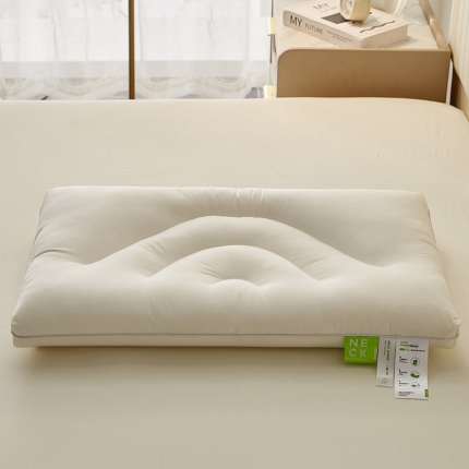 91家纺网 家纺一手货源 找家纺 （总）乐可 2024新款波纹侧睡枕 枕头枕芯