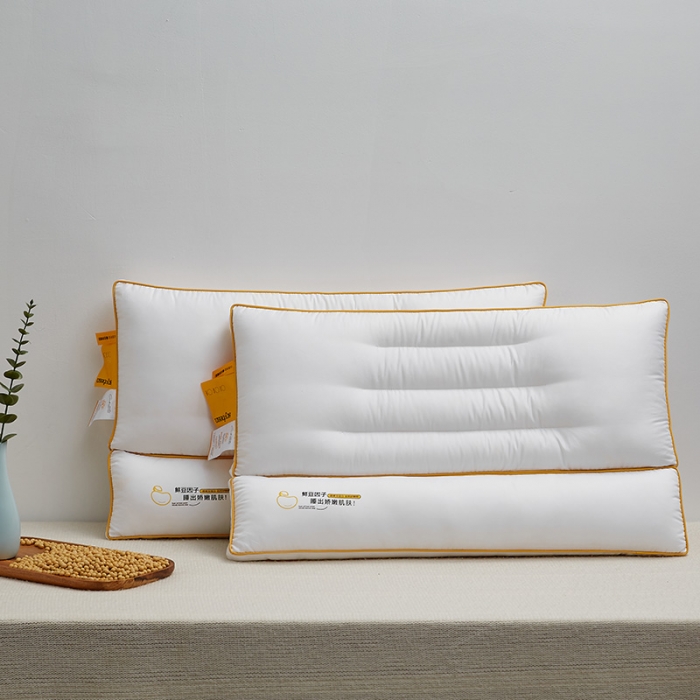 91家纺网 家纺一手货源 找家纺 （总）乐可 2024新款鲜豆因子护颈枕 枕头枕芯
