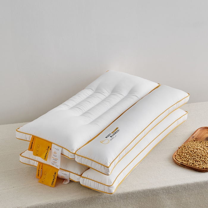 91家纺网 家纺一手货源 找家纺 （总）乐可 2024新款鲜豆因子护颈枕 枕头枕芯