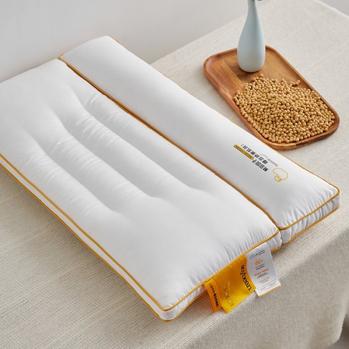 91家纺网 家纺一手货源 找家纺 （总）乐可 2024新款鲜豆因子护颈枕 枕头枕芯