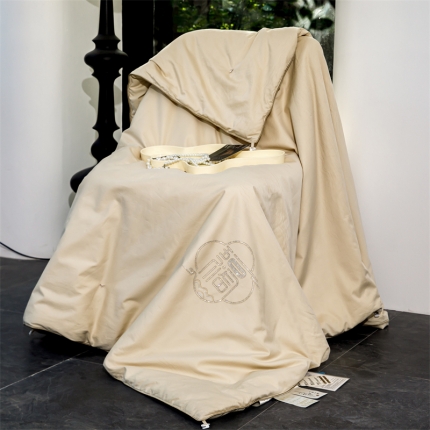 91家纺网 家纺一手货源 找家纺 假一赔三 五福临门 6A国标双宫茧桑蚕丝春秋被子100支全棉抗菌蚕丝被被芯保暖冬被