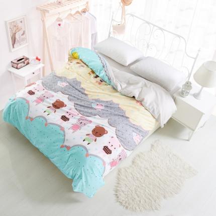 91家纺网 家纺一手货源 找家纺 （总）爱妮玖玖家纺 2023新款全棉40支集锦系列-双针被套汇总