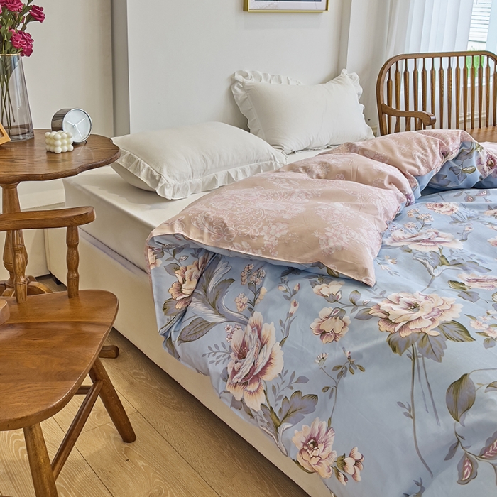 91家纺网 家纺一手货源 找家纺 （总）爱妮玖玖家纺 2023新款全棉40支集锦系列-双针被套汇总