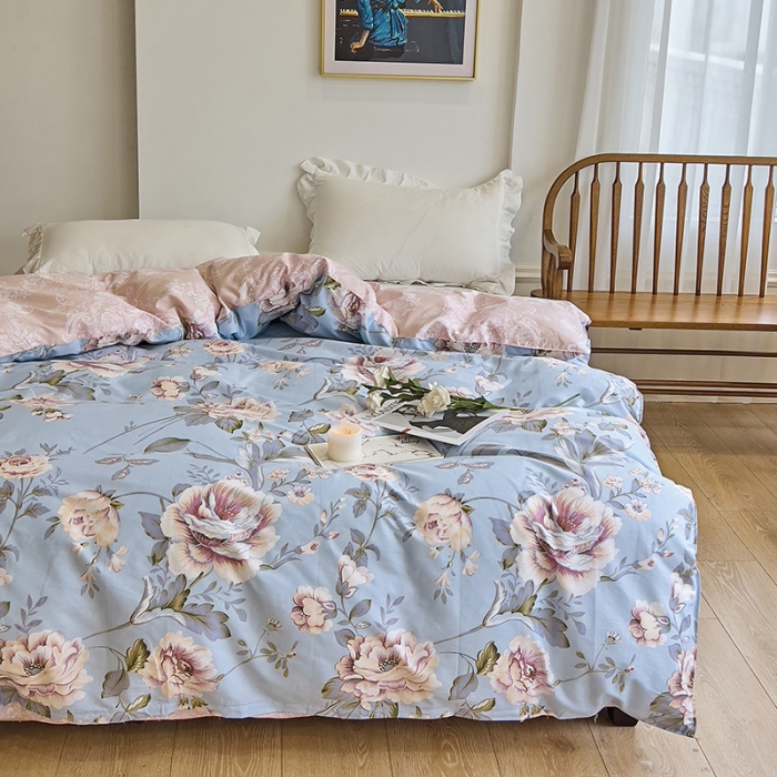 91家纺网 家纺一手货源 找家纺 （总）爱妮玖玖家纺 2023新款全棉40支集锦系列-双针被套汇总