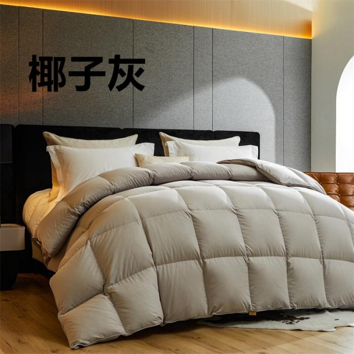 91家纺网 家纺一手货源 找家纺  100支糯棉鹅绒被（95鹅绒一等品）软 糯静音