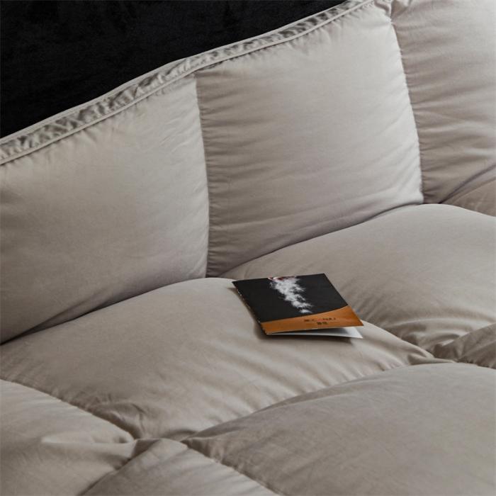 91家纺网 家纺一手货源 找家纺  100支糯棉鹅绒被（95鹅绒一等品）软 糯静音