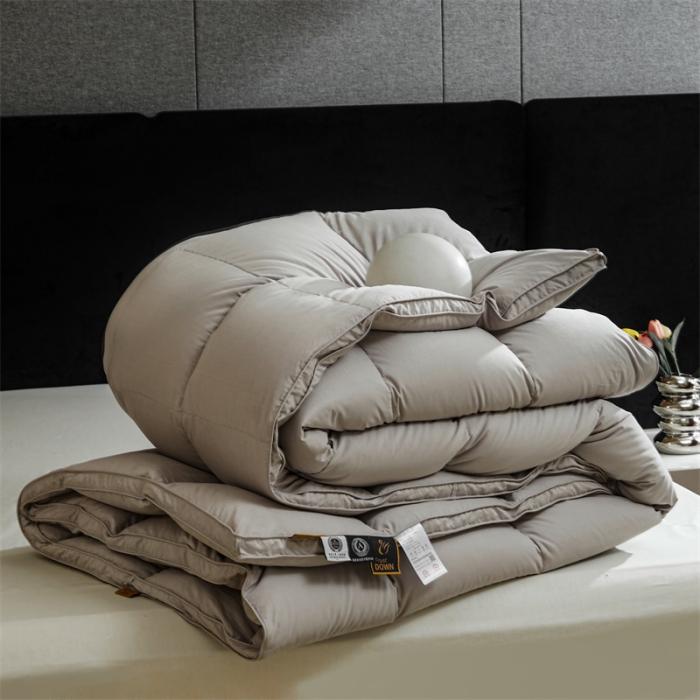 91家纺网 家纺一手货源 找家纺  100支糯棉鹅绒被（95鹅绒一等品）软 糯静音