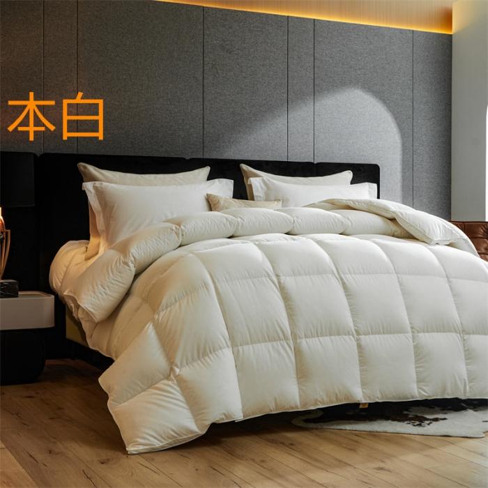 91家纺网 家纺一手货源 找家纺  100支糯棉鹅绒被（95鹅绒一等品）软 糯静音