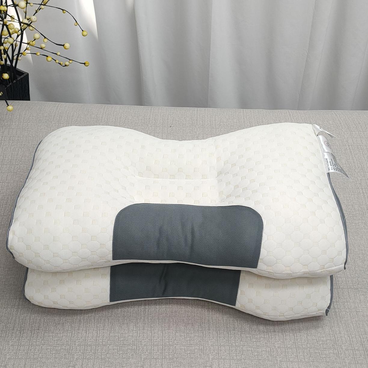 91家纺网 家纺一手货源 找家纺 荣运枕业 针织棉水立方护颈定型分区枕头枕芯