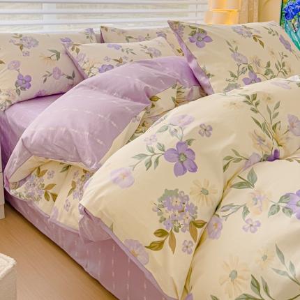 91家纺网 家纺一手货源 找家纺 （总）金丝鸟 2024新款全棉可爱卡通四件套