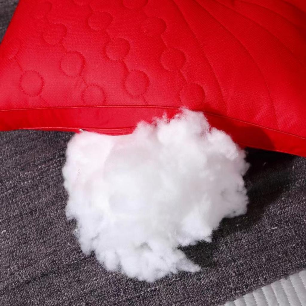 91家纺网 家纺一手货源 找家纺 荣运 全棉刺绣喜庆婚庆枕头结婚多用保健枕头枕芯 喜乐婚庆枕