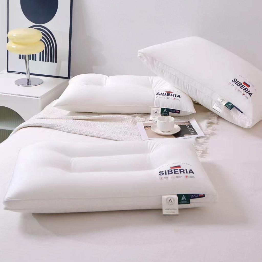 91家纺网 家纺一手货源 找家纺 荣运枕芯 全棉A类枕头羽丝绒枕芯保健枕头新疆长绒棉定型枕