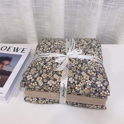 91家纺网 家纺一手货源 找家纺 爱思佳 2024新款A类母婴全棉双层纱印花四件套  城南旧事