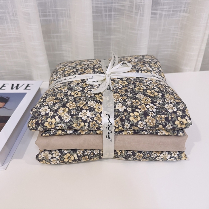 91家纺网 家纺一手货源 找家纺 爱思佳 2024新款A类母婴全棉双层纱印花四件套  城南旧事