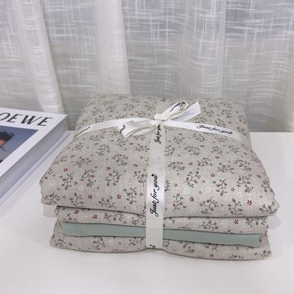 爱思佳 2024新款A类母婴全棉双层纱印花四件套 春晓