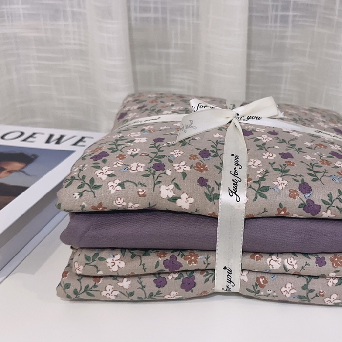 91家纺网 家纺一手货源 找家纺 爱思佳 2024新款A类母婴全棉双层纱印花四件套 故里