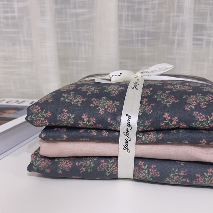 91家纺网 家纺一手货源 找家纺 爱思佳 2024新款A类母婴全棉双层纱印花四件套 丽萨