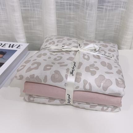 爱思佳 2024新款A类母婴全棉双层纱印花四件套 蜜桃派