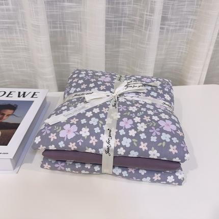 91家纺网 家纺一手货源 找家纺 爱思佳 2024新款A类母婴全棉双层纱印花四件套 麦香