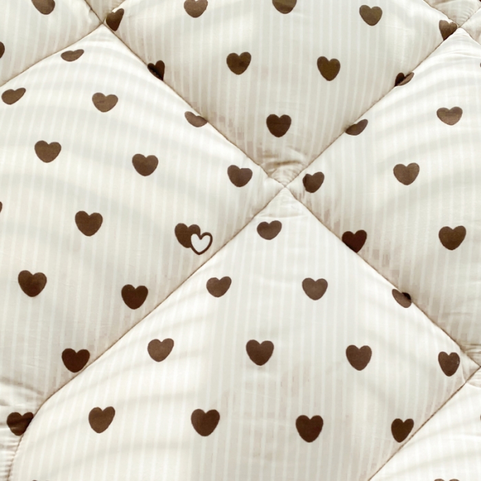 91家纺网 家纺一手货源 找家纺 缦卡琳家纺 2024新款活性生态棉大豆床垫 一心一意