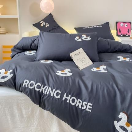 91家纺网 家纺一手货源 找家纺 （总）漫仙阁 2024新款毛巾绣四件套