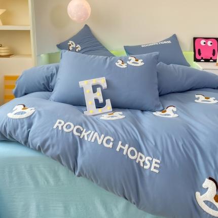 91家纺网 家纺一手货源 找家纺 （总）漫仙阁 2024新款毛巾绣四件套