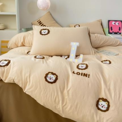 91家纺网 家纺一手货源 找家纺 （总）漫仙阁 2024新款毛巾绣四件套