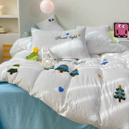 91家纺网 家纺一手货源 找家纺 （总）漫仙阁 2024新款毛巾绣四件套