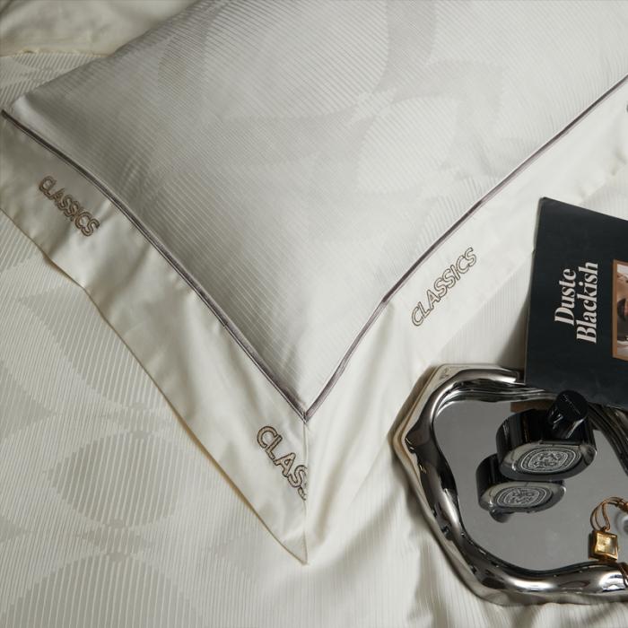 91家纺网 家纺一手货源 找家纺 新款100支长绒棉提花拼角刺绣套件